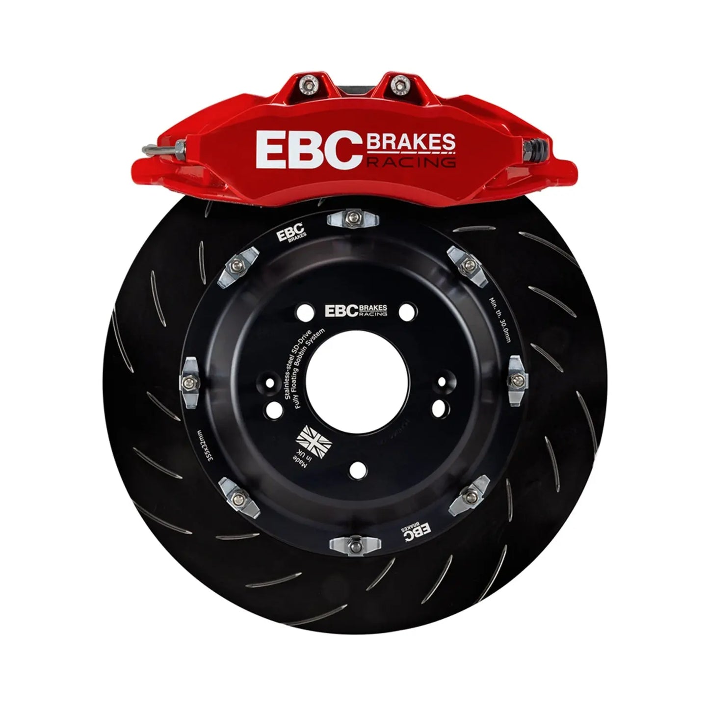 EBC Racing BMW F2X M-Lite 6 Piston Apollo Front Big Brake Kit 355mm (M135i, M140i, M235i & M240i) ebc brakes