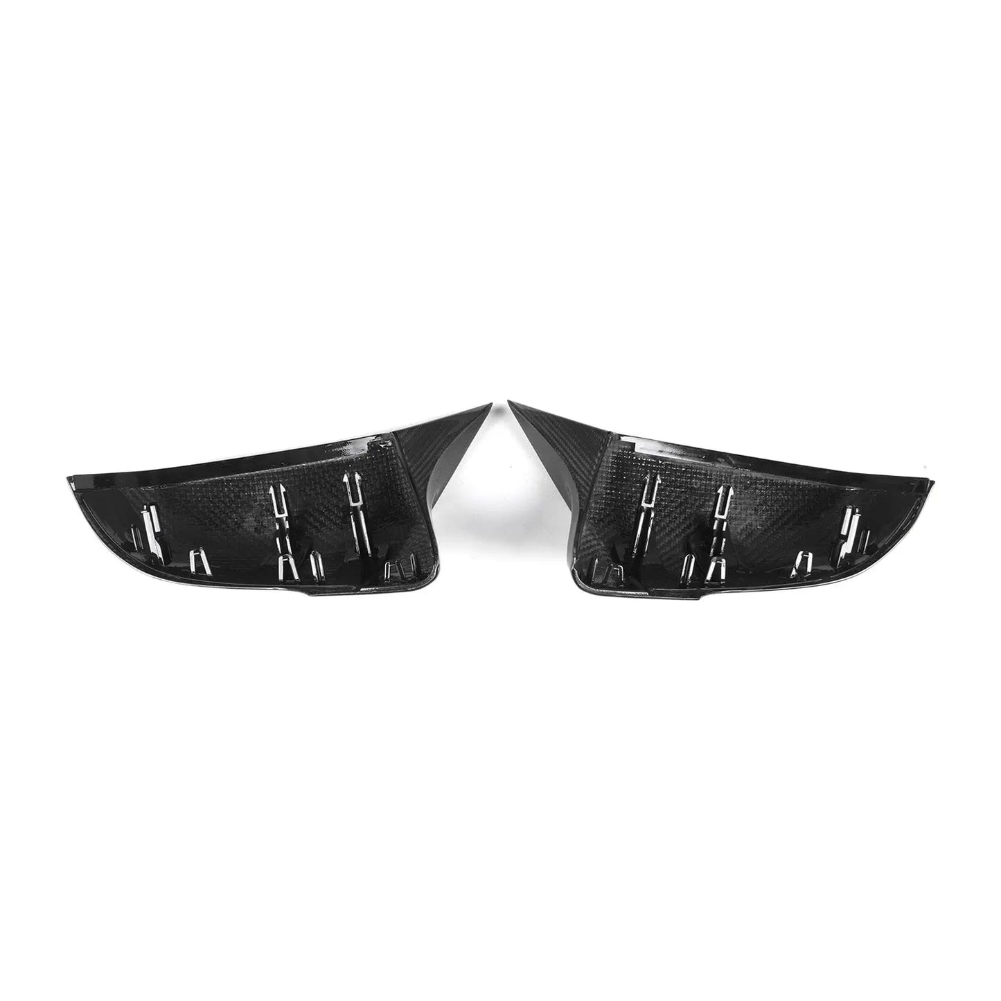 MHC+ BMW M Style Wing Mirror Covers In Pre Preg Carbon Fibre (F40/F44/G29/A90 Supra) MHC