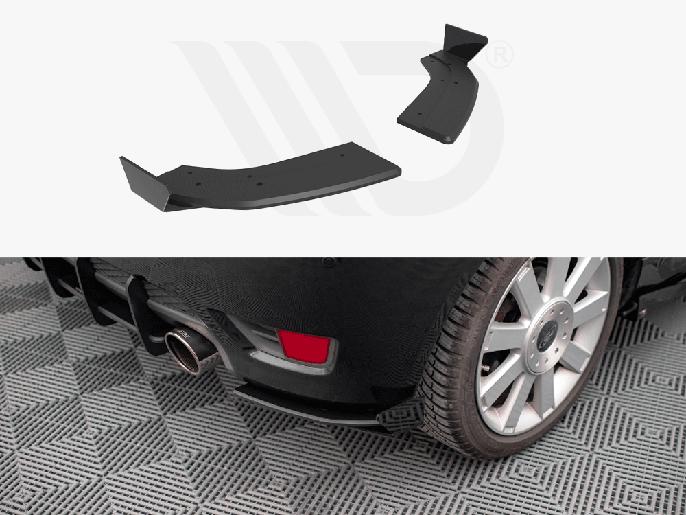 Maxton Design - STREET PRO REAR SIDE SPLITTERS + FLAPS FORD FIESTA ST MK6 Maxton
