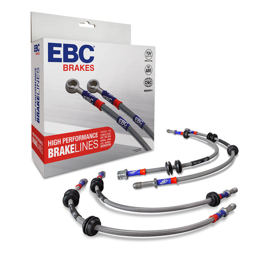 EBC BMW F20/F21 M135i & M140i Braided Brake Line Set BLA1193-4L R44 Performance