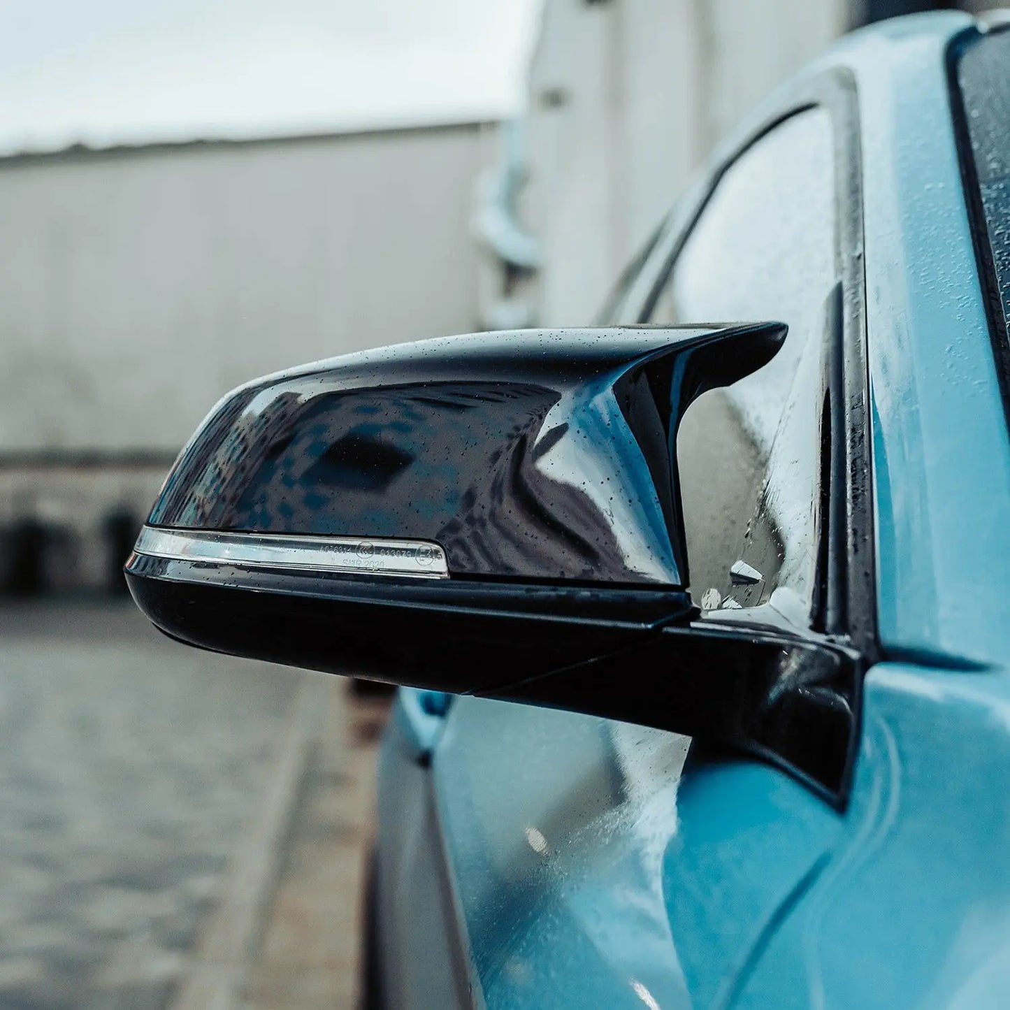 MHC Black BMW M Style Wing Mirror Replacement Covers In Gloss Black MHC
