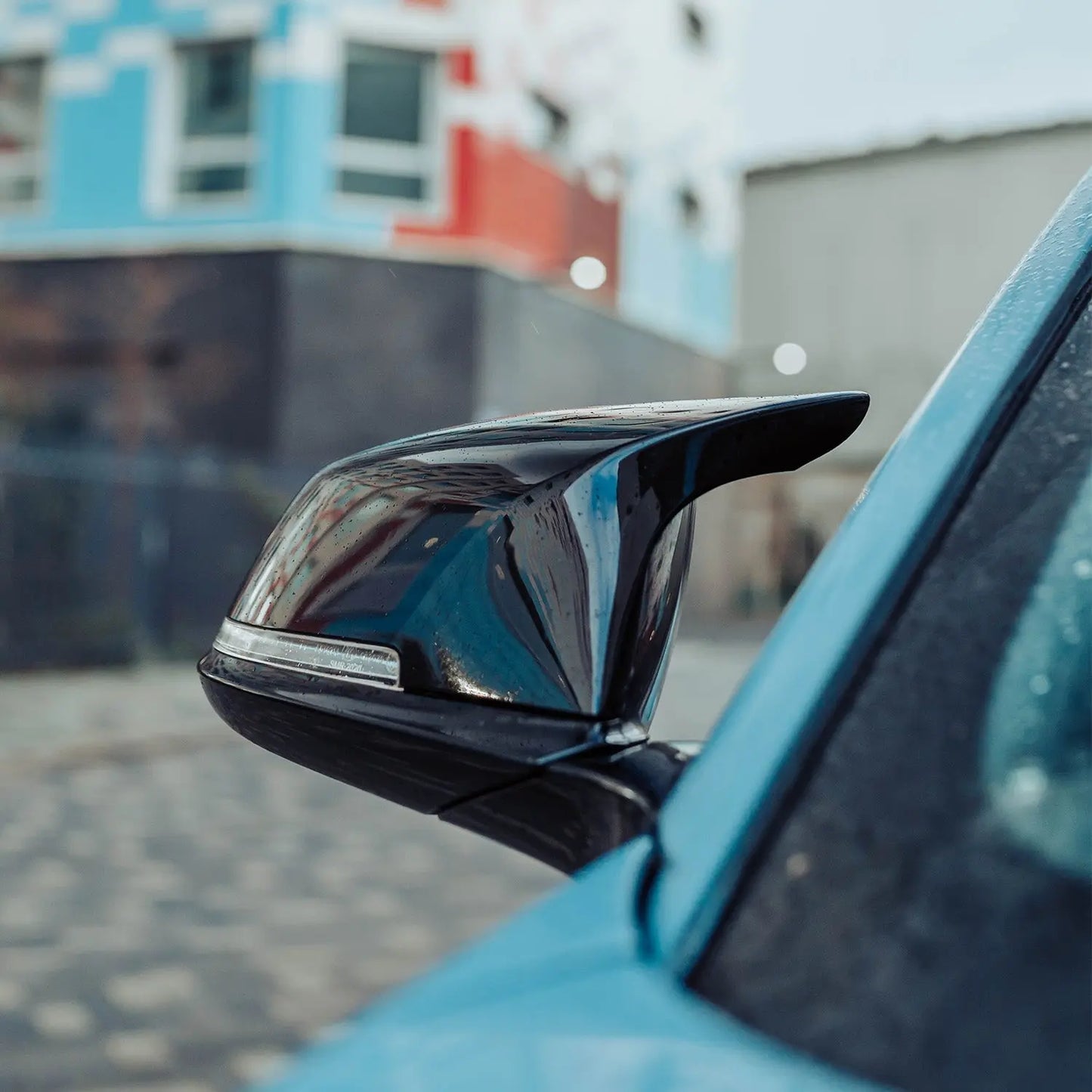 MHC Black BMW M Style Wing Mirror Replacement Covers In Gloss Black MHC