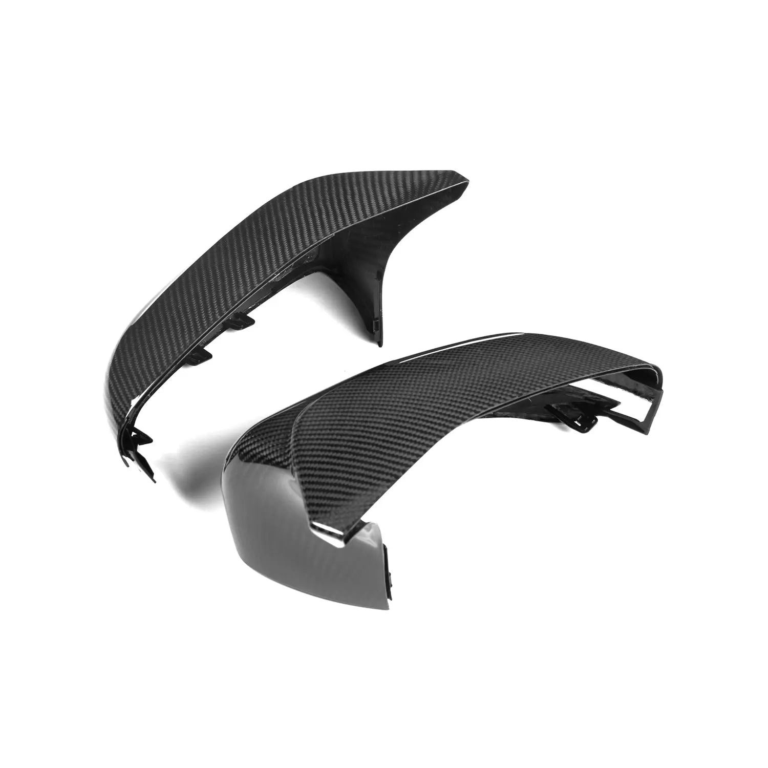 MHC+ BMW M5 F90 Wing Mirror Covers In Gloss Pre Preg Carbon Fibre (2018+ F90) MHC