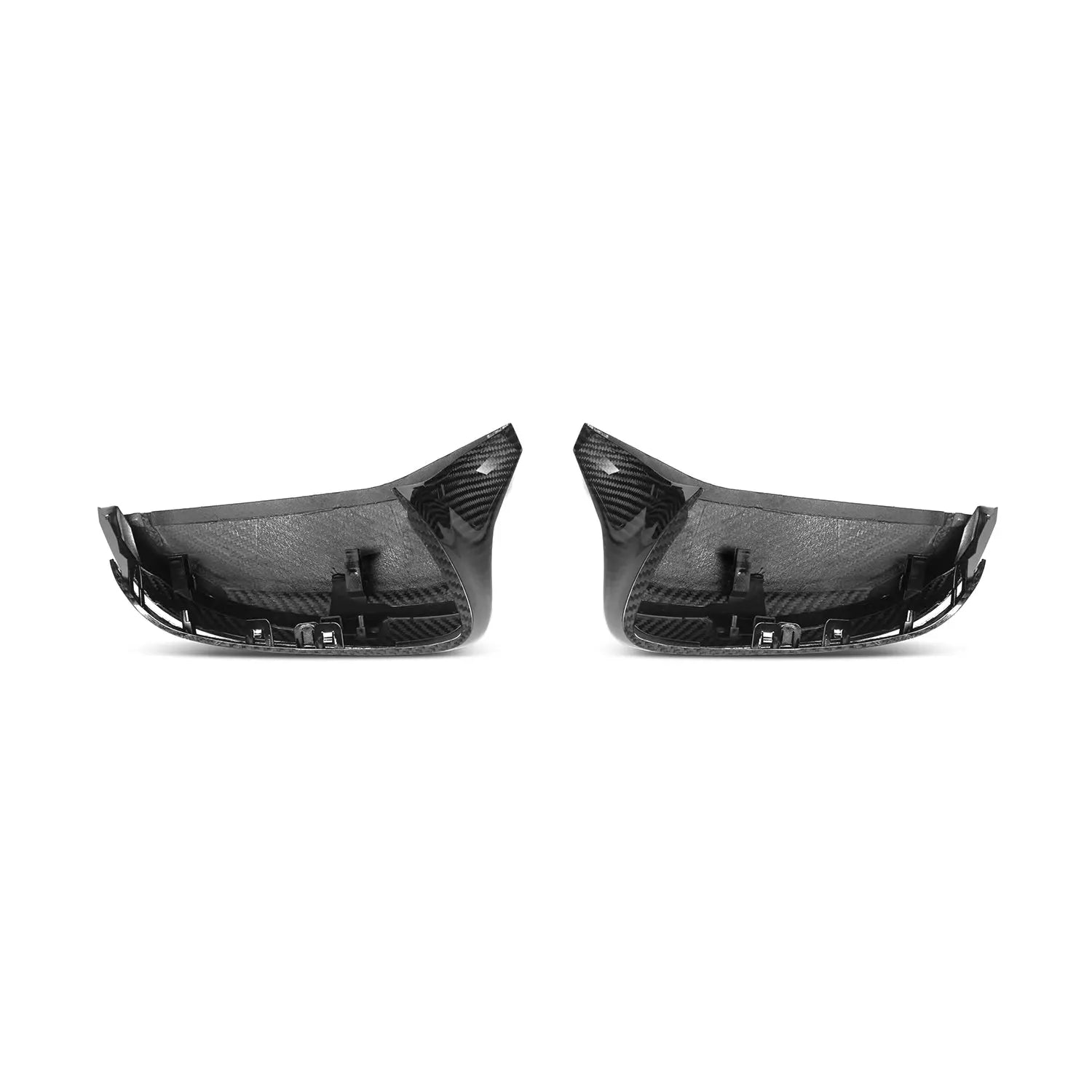 MHC+ BMW M5 F90 Wing Mirror Covers In Gloss Pre Preg Carbon Fibre (2018+ F90) MHC