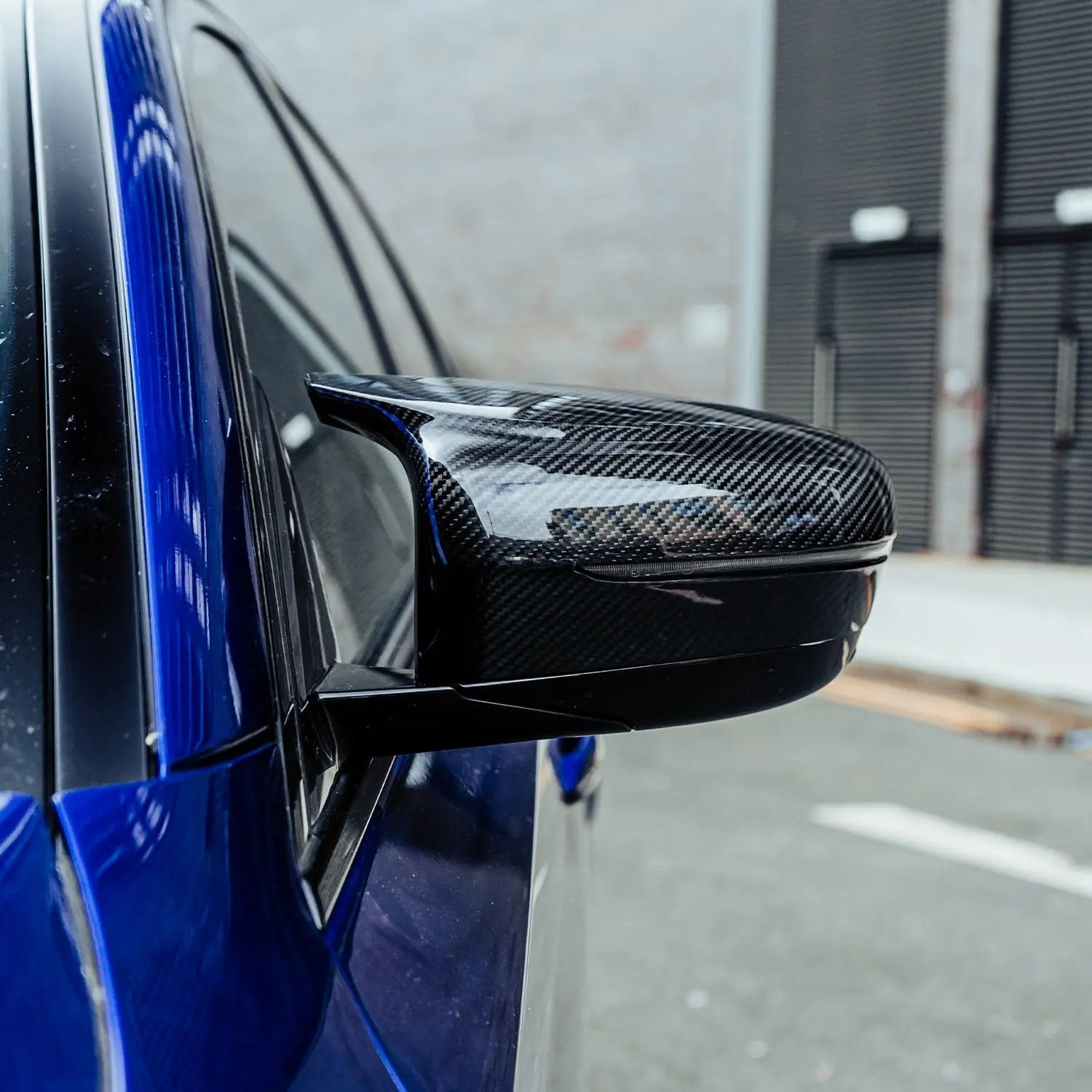 MHC+ BMW M5 F90 Wing Mirror Covers In Gloss Pre Preg Carbon Fibre (2018+ F90) MHC