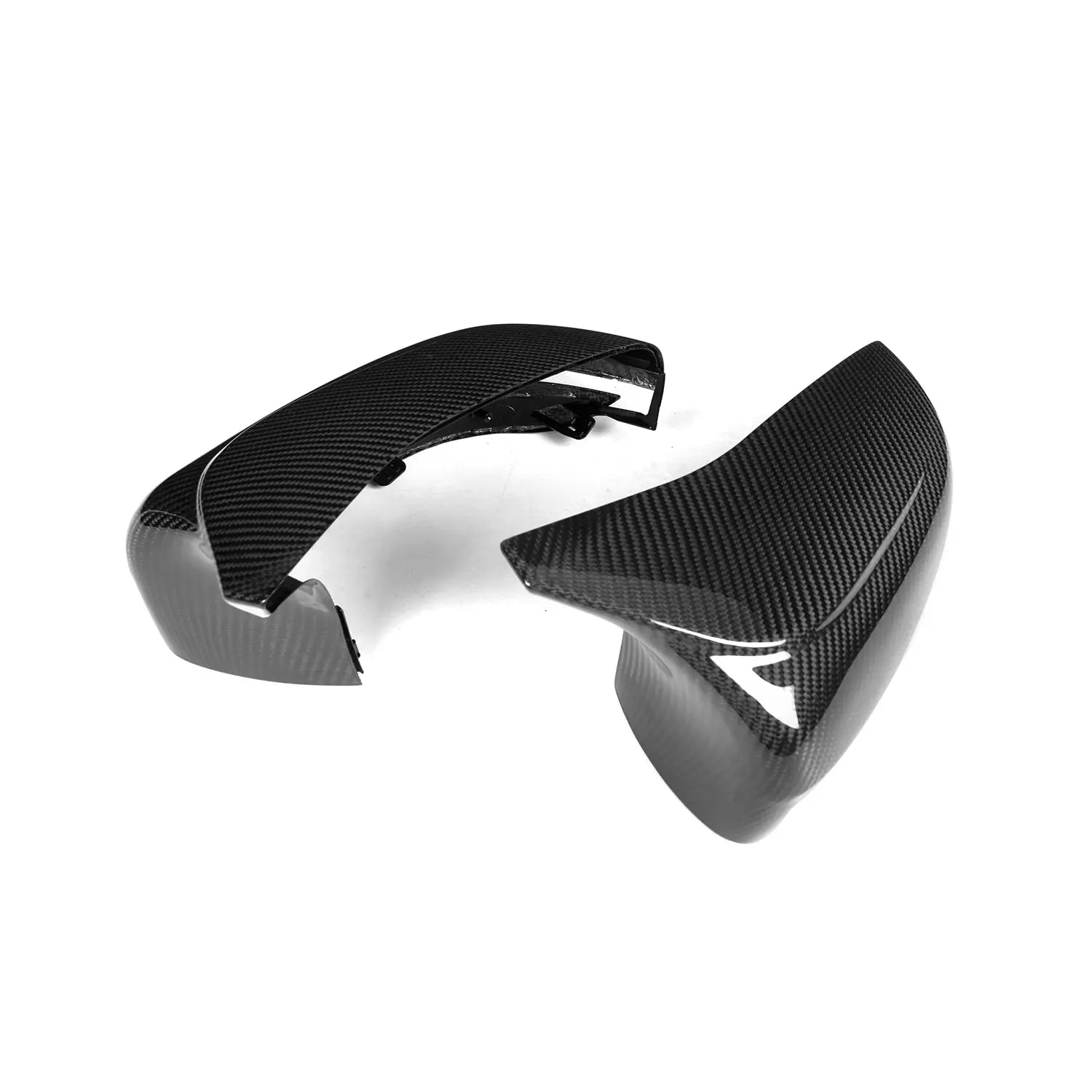 MHC+ BMW M5 F90 Wing Mirror Covers In Gloss Pre Preg Carbon Fibre (2018+ F90) MHC