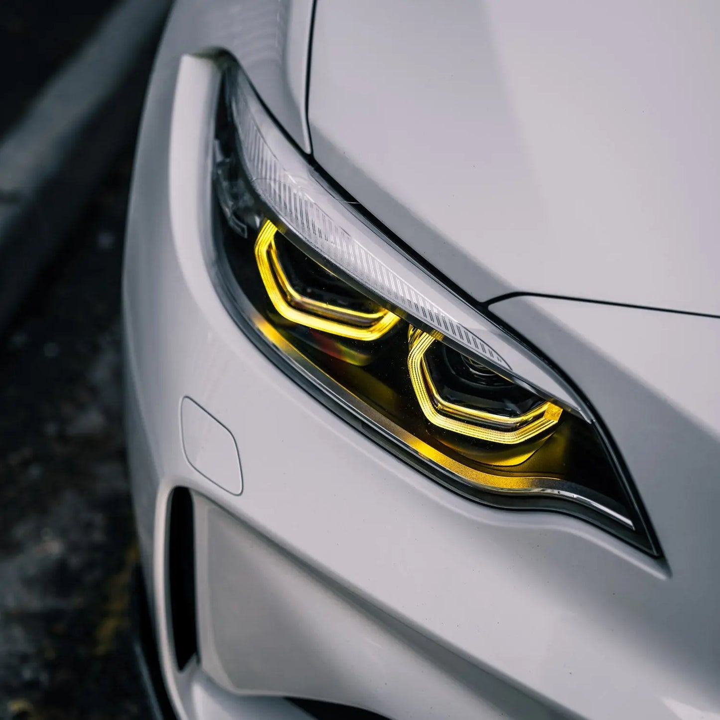 R44 BMW M2/2 Series CSL Yellow Daytime Running Lights LED Module Set (F87/F22/F23) R44 Performance