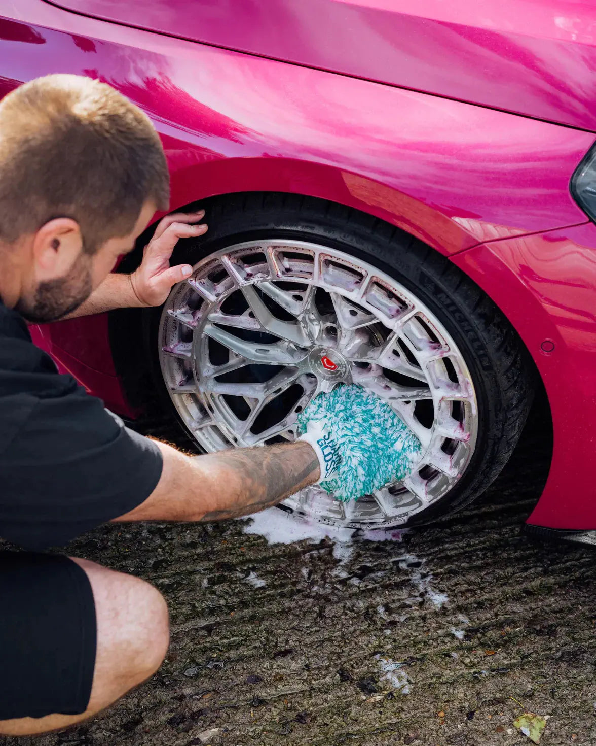 Stjarnagloss Lurvig - Microfibre Car Wash Mitt Stjarnagloss