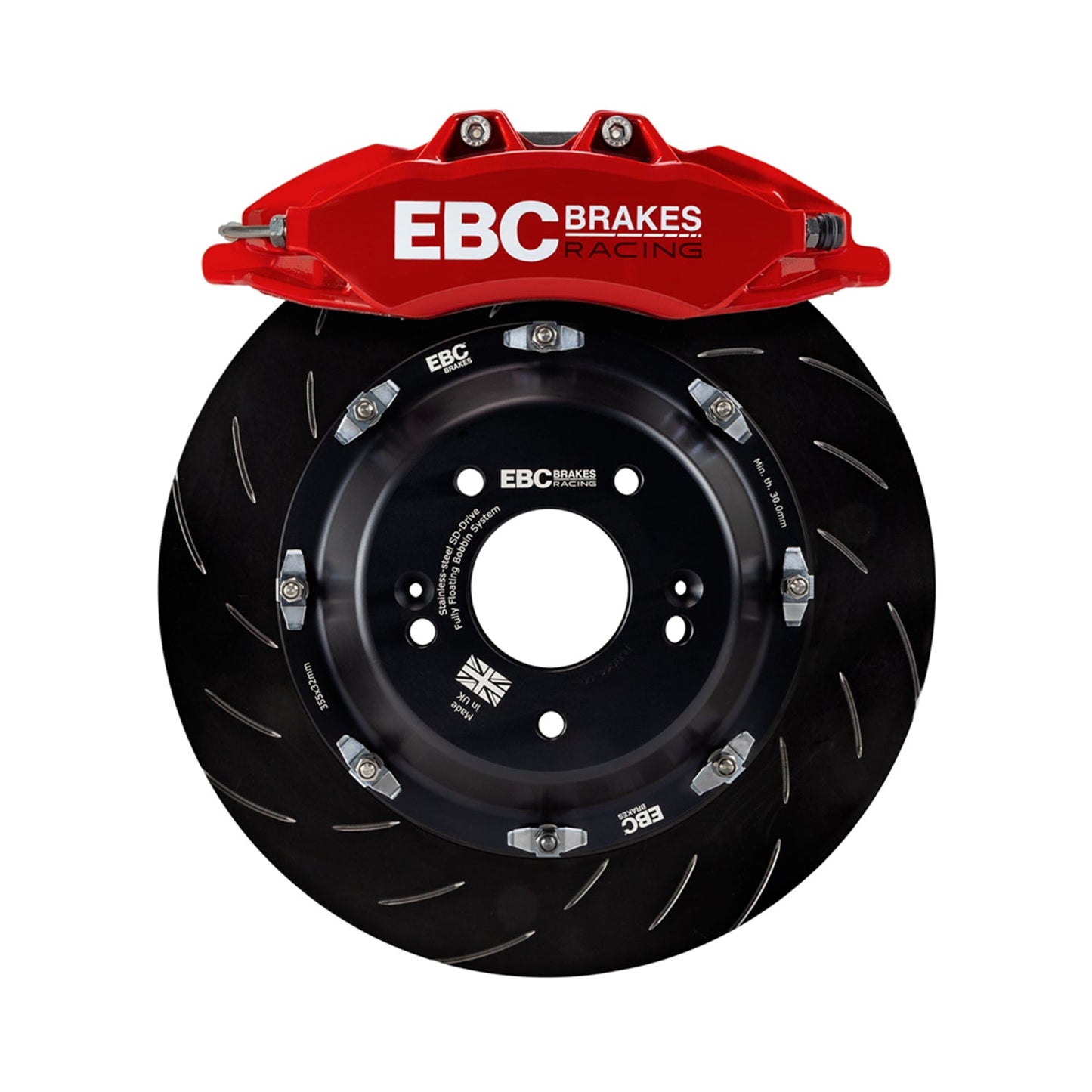 EBC Racing BMW F2X M-Lite 6 Piston Apollo Front Big Brake Kit 355mm (M135i, M140i, M235i & M240i) R44 Performance
