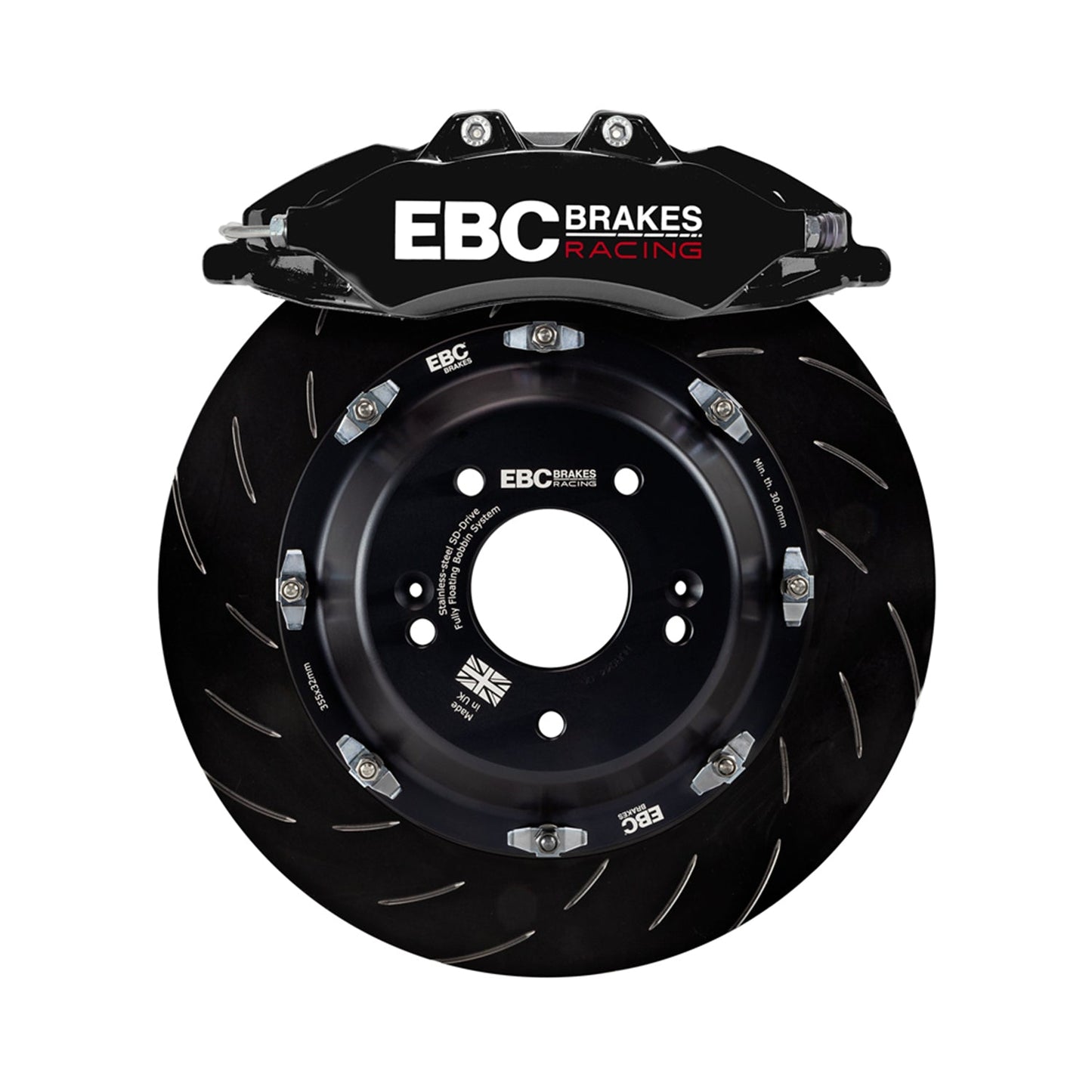 EBC Racing BMW F2X M-Lite 6 Piston Apollo Front Big Brake Kit 355mm (M135i, M140i, M235i & M240i) R44 Performance