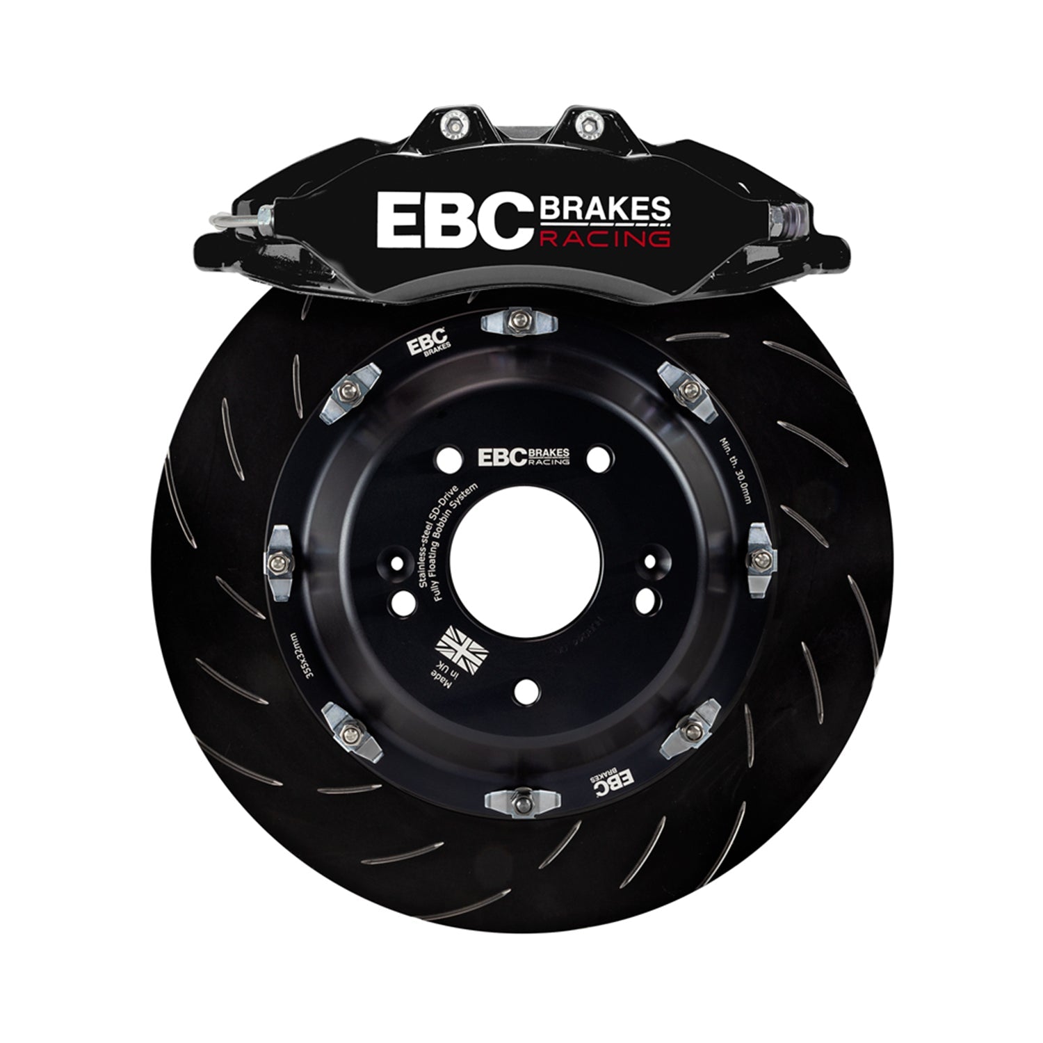 EBC Racing BMW F2X M-Lite 6 Piston Apollo Front Big Brake Kit 355mm (M135i, M140i, M235i & M240i) R44 Performance
