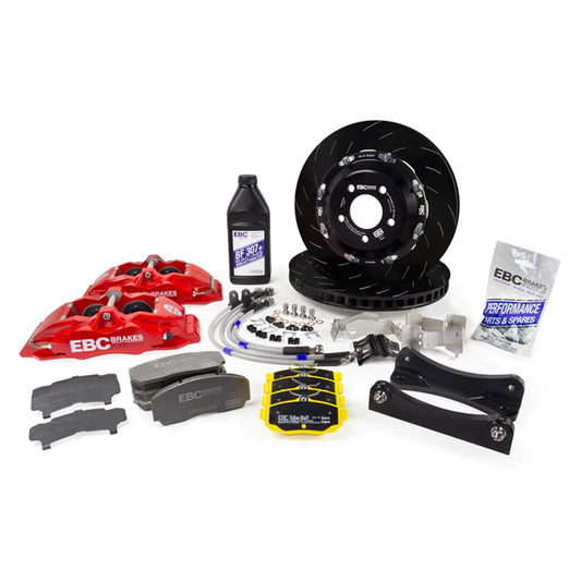 EBC Racing BMW F2X M-Lite 6 Piston Apollo Front Big Brake Kit 355mm (M135i, M140i, M235i & M240i) R44 Performance