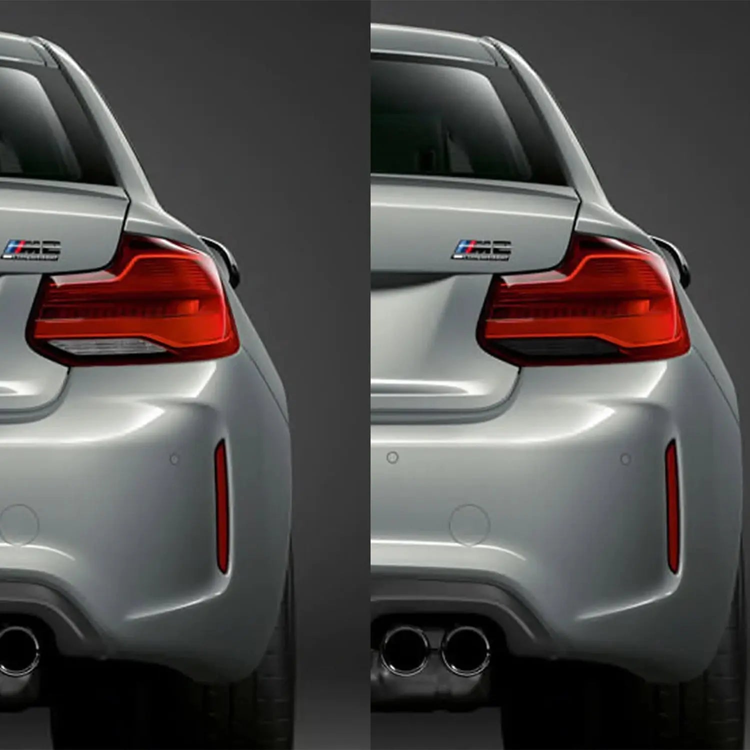 GoldenWrench BMW M2/2 Series Taillight Overlay Kit (F87/F22 LCI) GoldenWrench