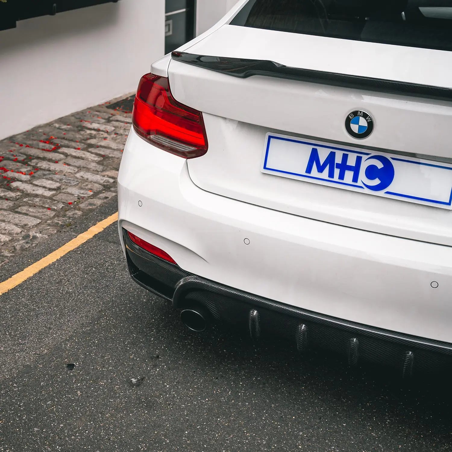 MHC+ BMW M2/2 Series M4 Style Rear Spoiler In Pre Preg Carbon Fibre (F87/F22) MHC