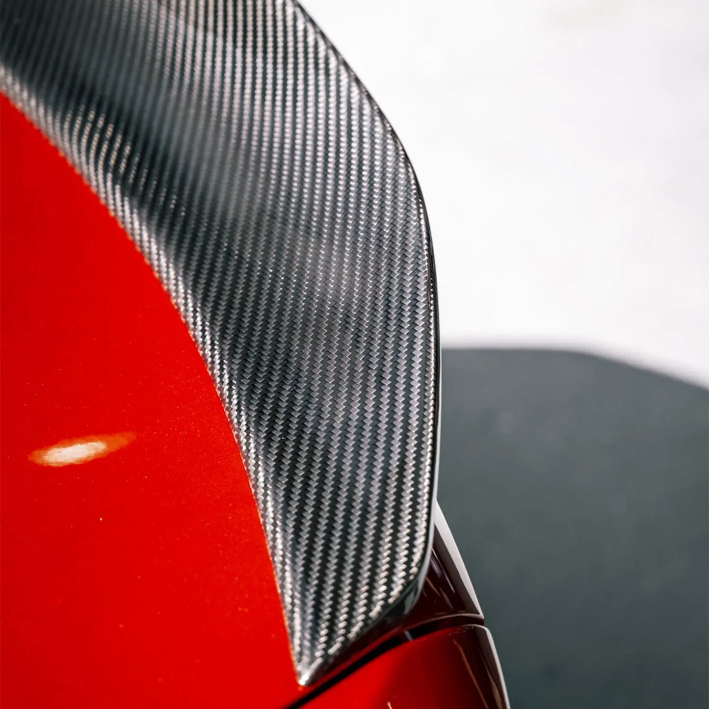 MHC+ BMW M2/2 Series Ducktail Rear Spoiler In Pre Preg Carbon Fibre (F22/F87) MHC