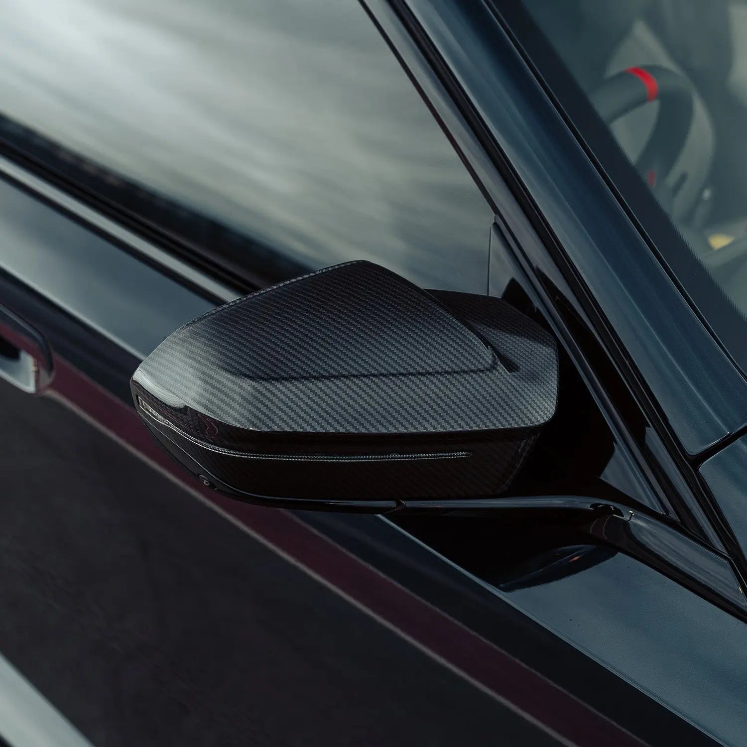 MHC+ BMW G90 & G99 M5 M Wing Mirror Covers In Pre Preg Carbon Fibre MHC