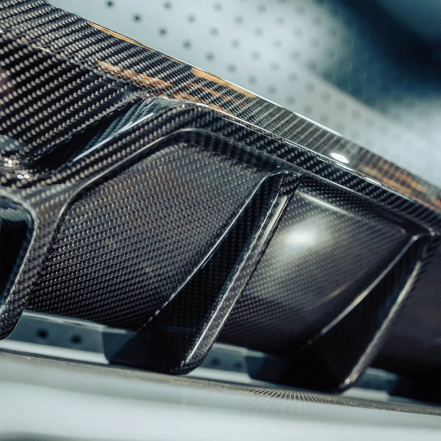 MHC+ BMW F22/F23 M235i & M240i Ultra Aggressive Style Rear Diffuser In Pre Preg Carbon Fibre R44 Performance