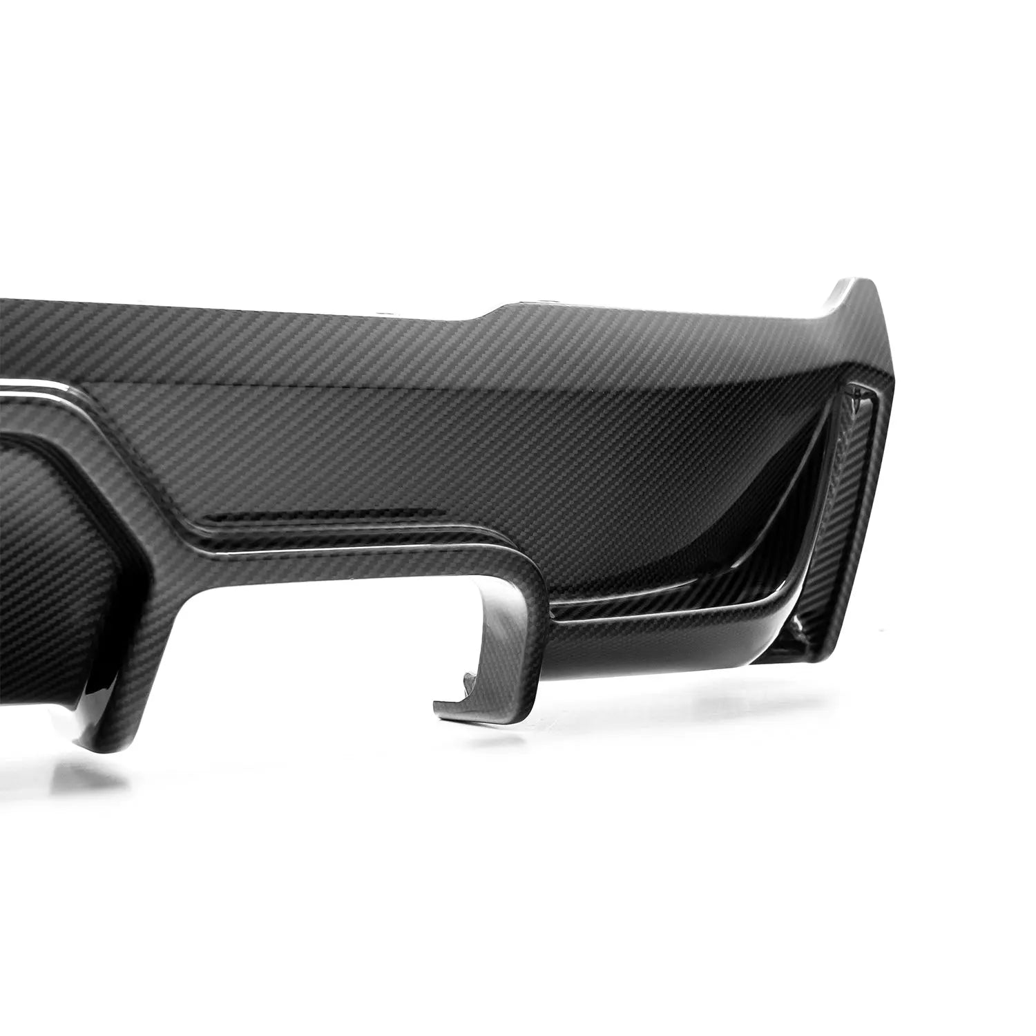 MHC+ BMW F22/F23 M235i & M240i Ultra Aggressive Style Rear Diffuser In Pre Preg Carbon Fibre R44 Performance