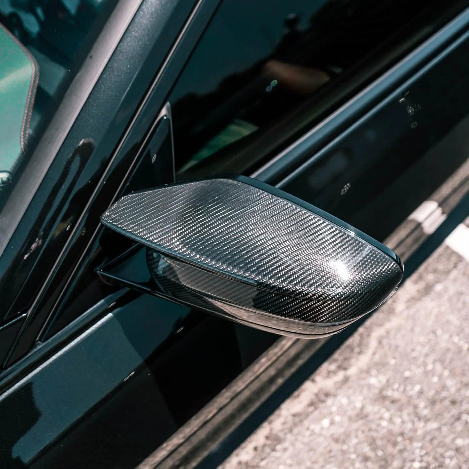 MHC+ BMW G Series M Wing Mirror Covers in Pre Preg Carbon Fibre (G80/G81/G82/G83/G87/G42) MHC