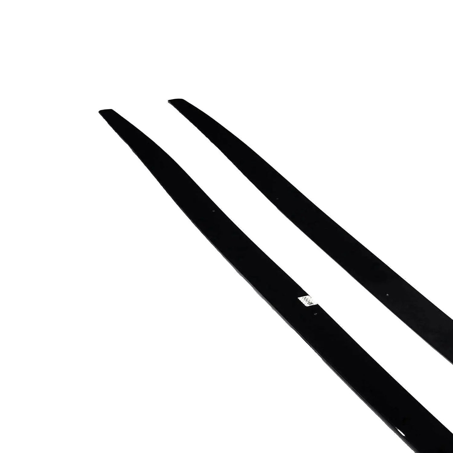 MHC Black BMW 1 Series LCI Full Length Side Skirts In Gloss Black (F20/F21) R44 Performance