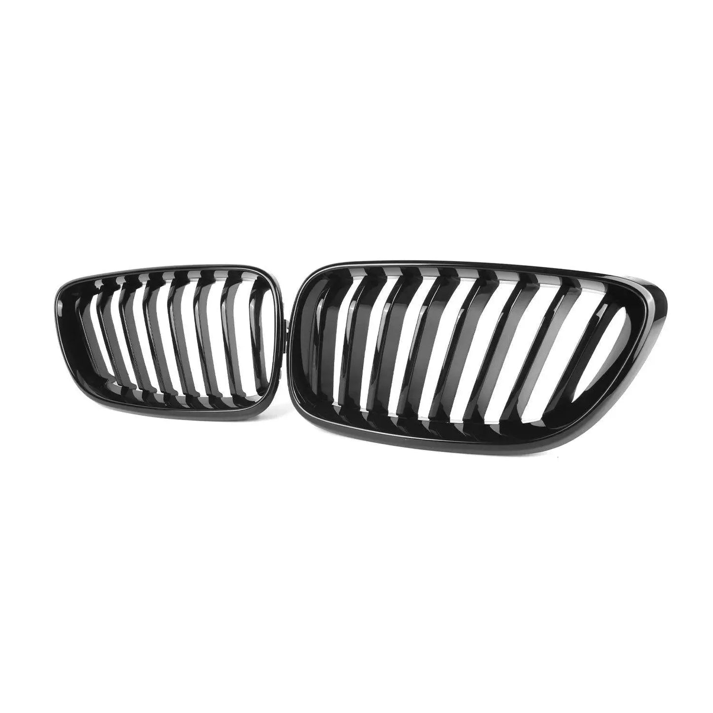 MHC Black BMW M2/2 Series Single Slat Front Grilles In Gloss Black (F87/F22/F23) MHC