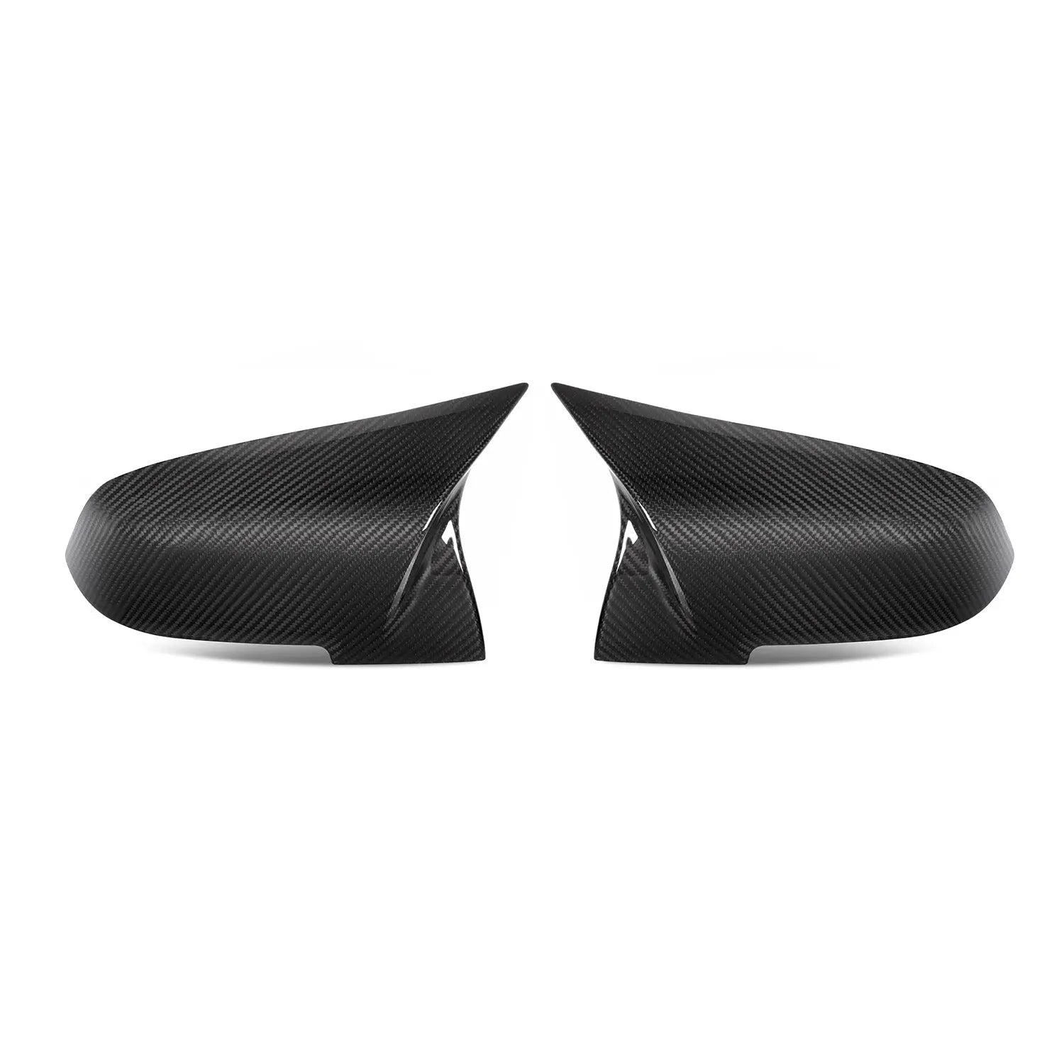 MHC+ BMW M-Style Wing Mirror Replacement Covers In Pre Preg Gloss Carbon Fibre for M-lites MHC