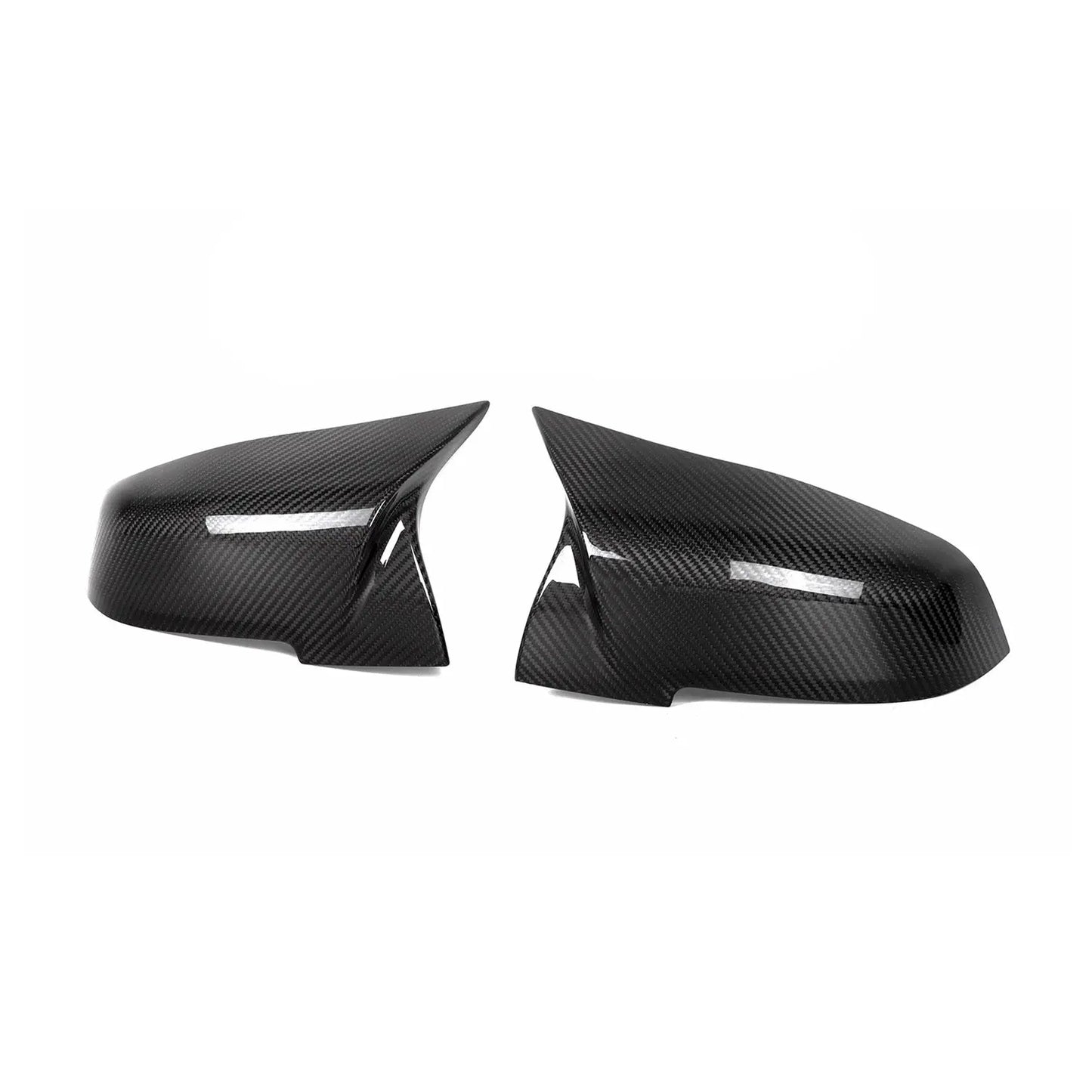 MHC+ BMW M-Style Wing Mirror Replacement Covers In Pre Preg Gloss Carbon Fibre for M-lites MHC