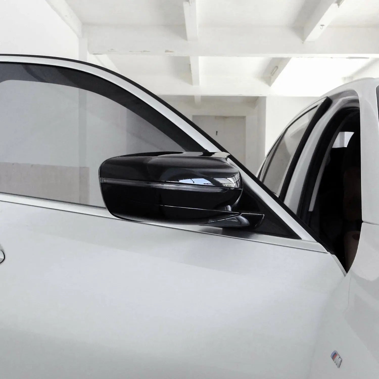 MHC Black BMW M Style Wing Mirror Covers In Gloss Black RHD (G20/G21/G22/G23/G30) MHC