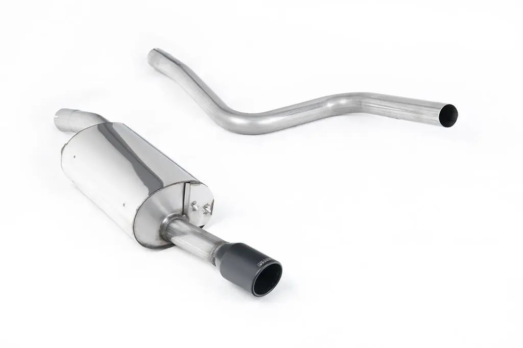 Milltek Cat Back Exhaust non resonated Black tip Ford Fiesta Mk6 ST 150 05-08 Milltek