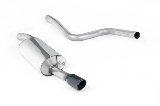 Milltek Cat Back Exhaust non resonated Black tip Ford Fiesta Mk6 ST 150 05-08 Milltek