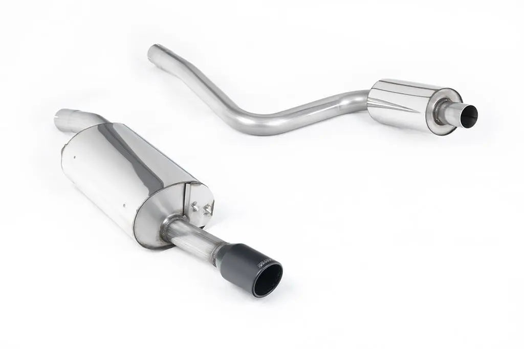 Milltek Cat Back Exhaust resonated Black tip Ford Fiesta Mk6 ST 150 05-08 Milltek