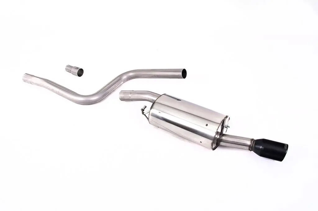Milltek Ford Fiesta MK6 Zetec-S - Non-Resonated (Louder) Cat-Back Exhaust System - fits to ST150 Rear Valance Insert Milltek