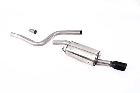 Milltek Ford Fiesta MK6 Zetec-S - Non-Resonated (Louder) Cat-Back Exhaust System - fits to ST150 Rear Valance Insert Milltek