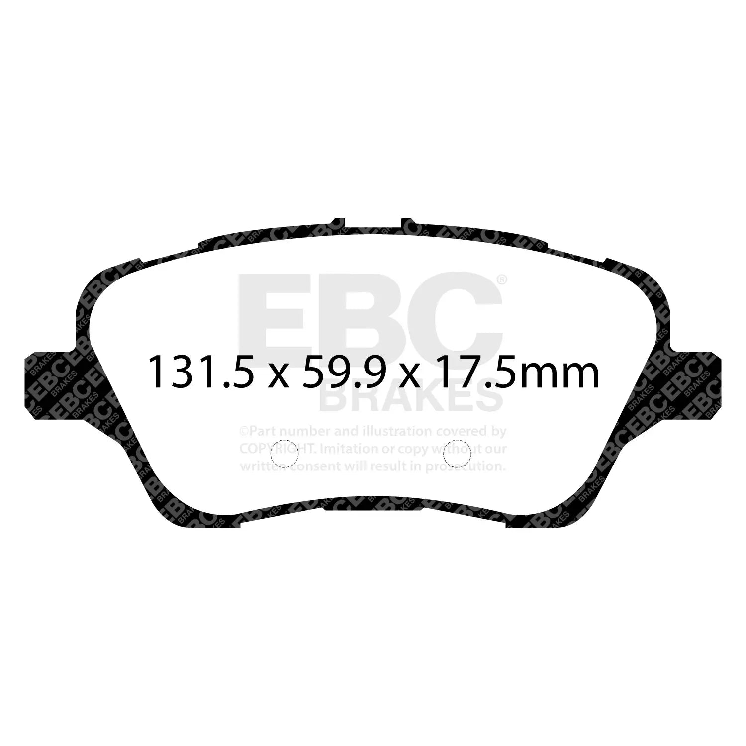 Greenstuff Brake Pad 2000 Series Sport Set - MK7 ST Front ebc brakes