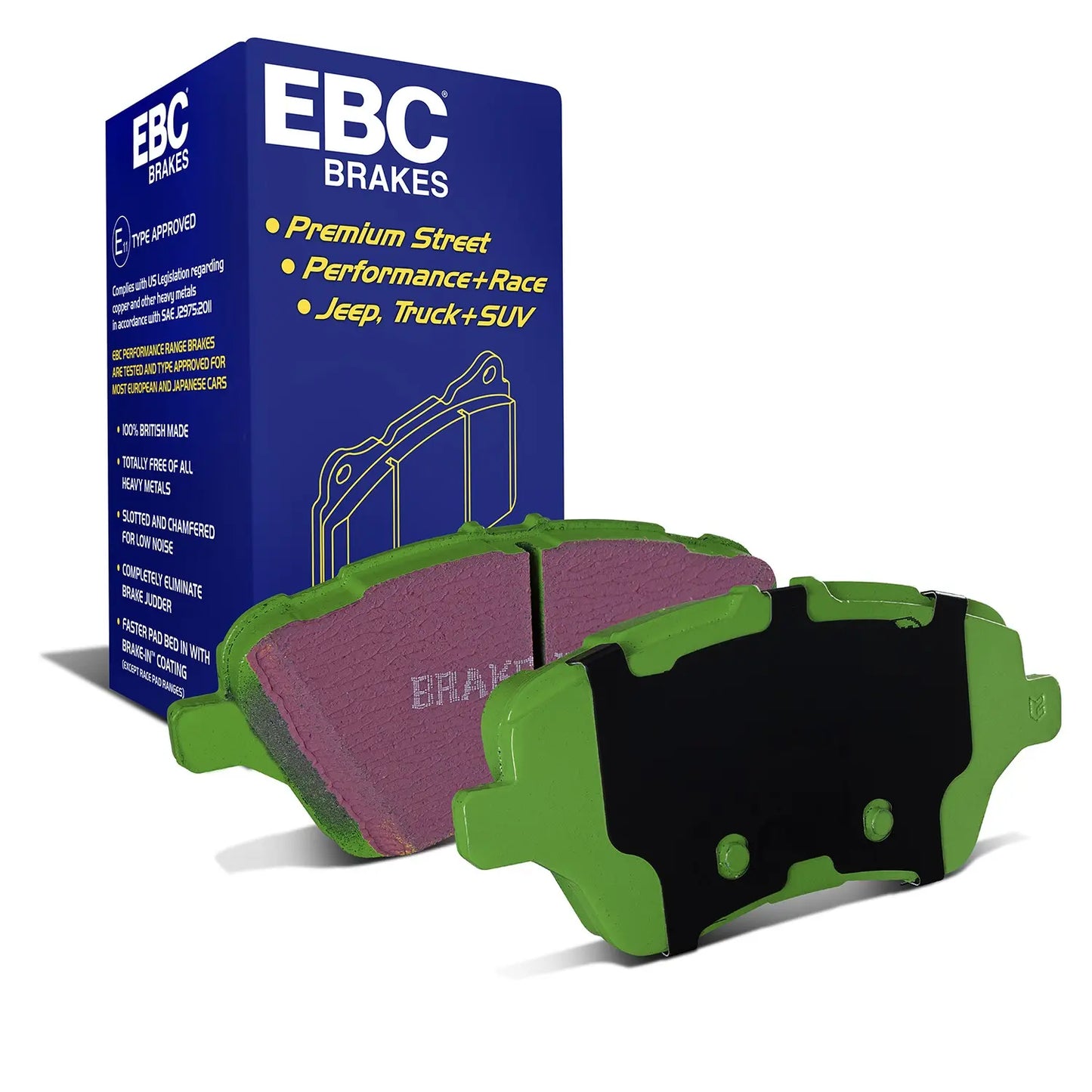 Greenstuff Brake Pad 2000 Series Sport Set - MK7 ST Front ebc brakes