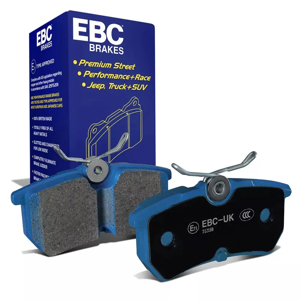 EBC Bluestuff Brake Pad 5000 Series TrackDay Set - MK7 ST180 rear ebc brakes