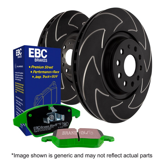EBC Greenstuff 2000 Pad and BSD Disc Rotor Kit - Focus ST225 Front ebc brakes