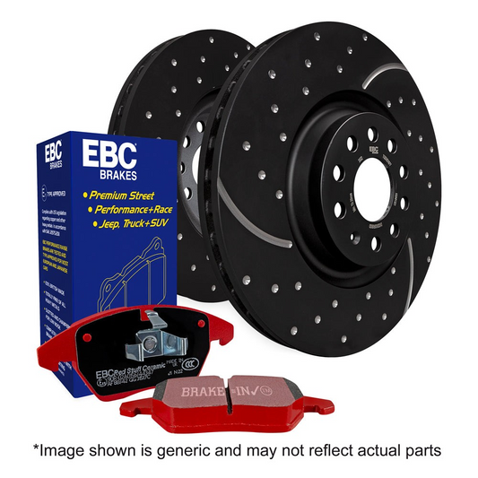 EBC Brakes Redstuff Pad and GD Disc Rotor Kit - Focus ST225 Front ebc brakes