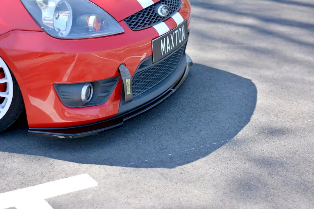 Maxton Design - FRONT SPLITTER V.2 FORD FIESTA MK 6 ST/ZETEC S (2004-2007) Maxton
