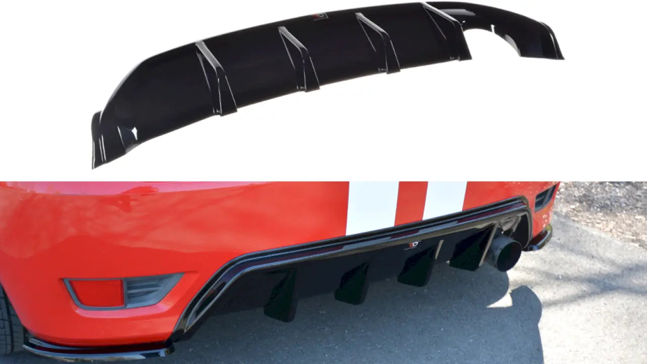 Maxton Design - REAR DIFFUSER FORD FIESTA MK 6 ST (2004-2007) Maxton