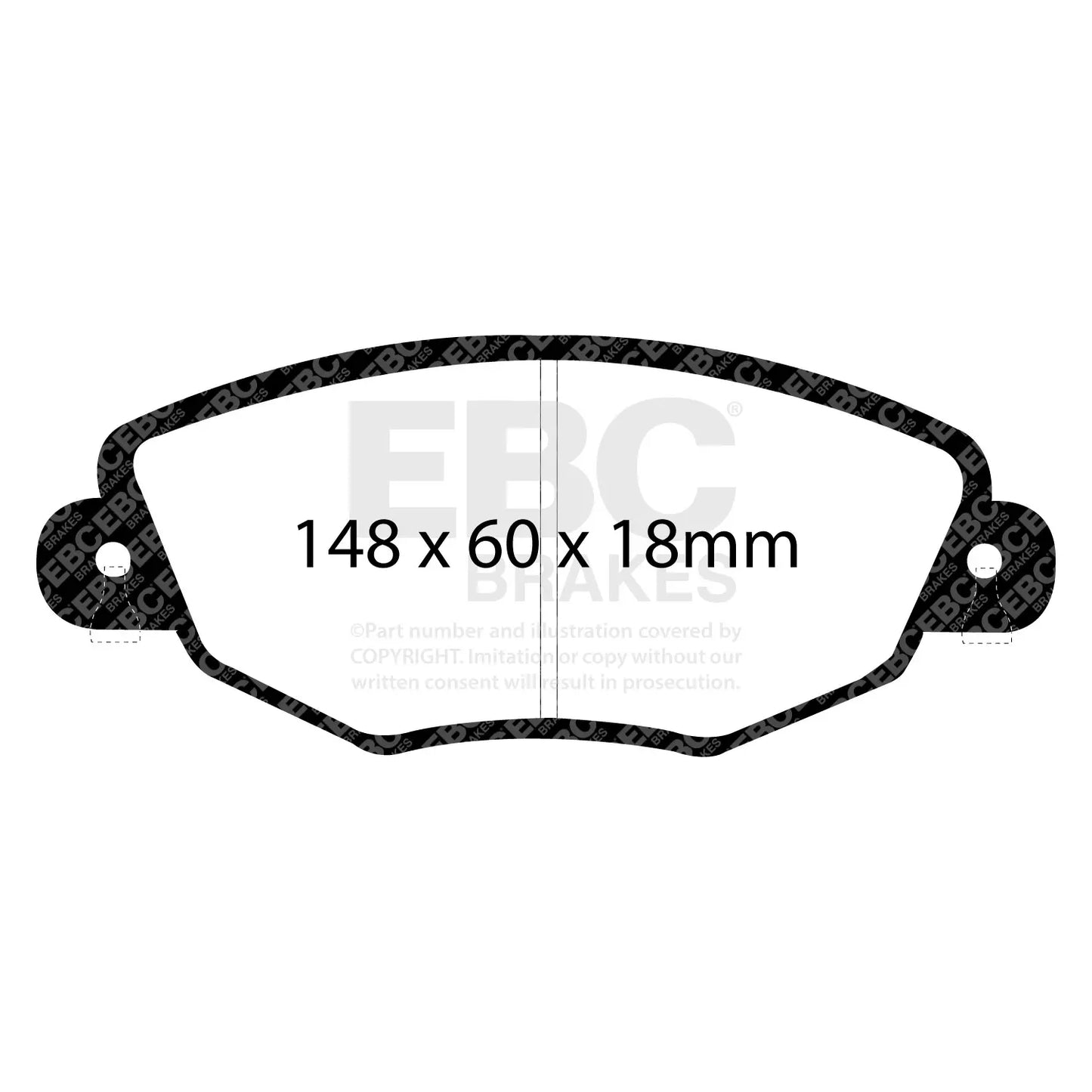 EBC Greenstuff 2000 Series Sport front brake pads: Ford Mondeo DP21322 ebc brakes